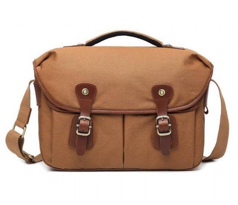 Sac Photo Vintage Toile Décontracté Pour Reflex Numérique