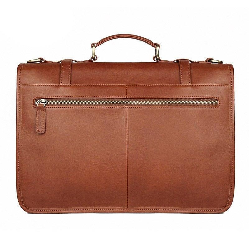 Sac Porte-documents Pour Hommes Cuir Style Britannique