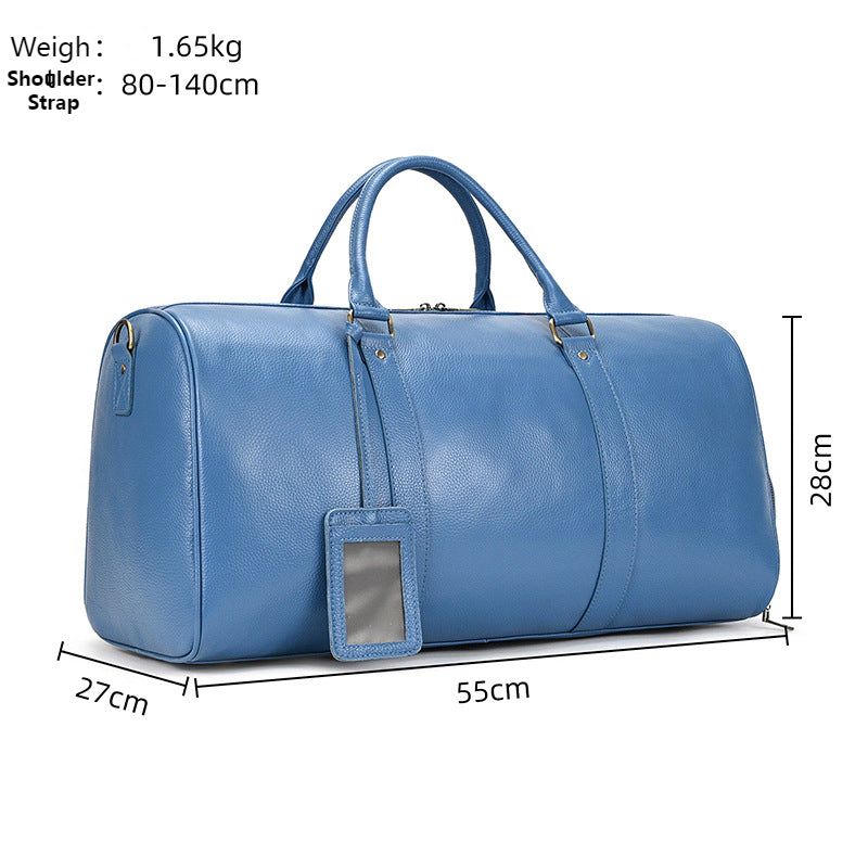 Sac Sport Cuir Avec Compartiment À Chaussures