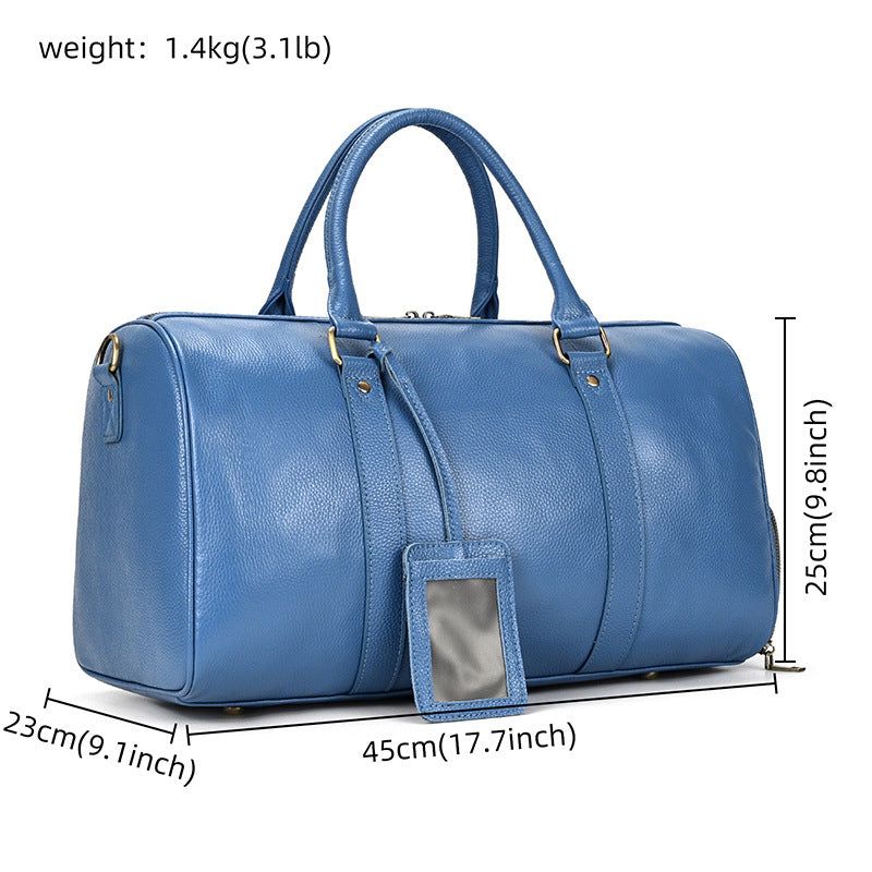 Sac Sport Cuir Avec Compartiment À Chaussures