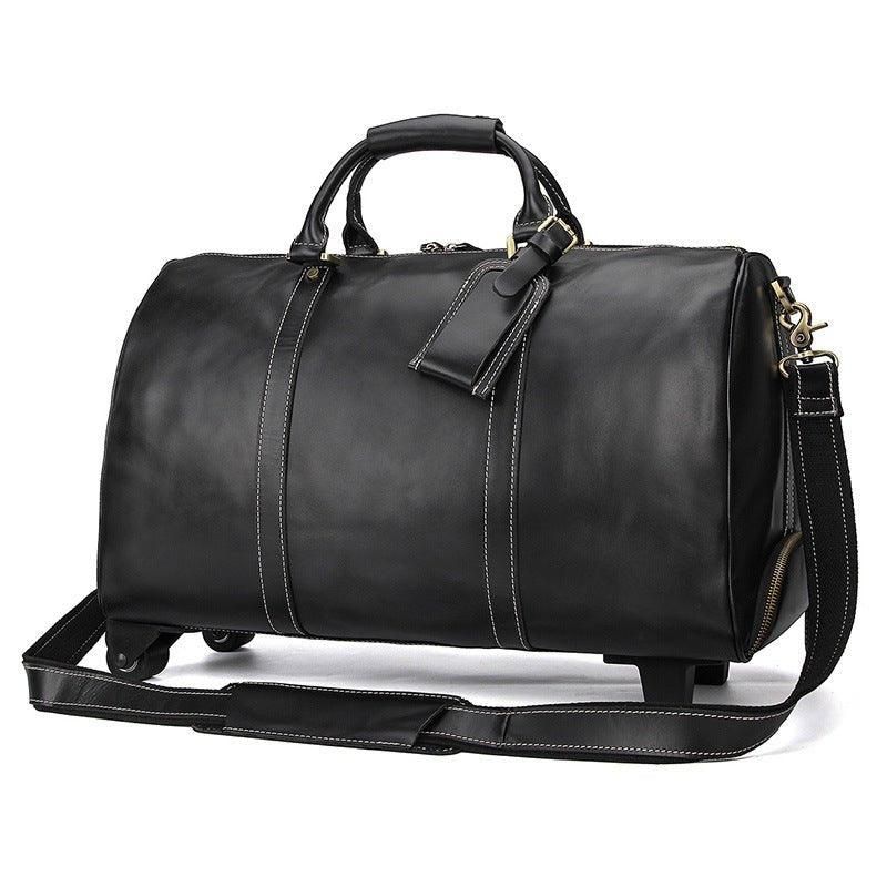 Sac Sport À Roulettes Cuir 20 Pouces
