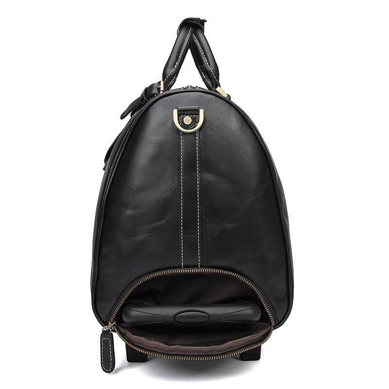 Sac Sport À Roulettes Cuir 20 Pouces