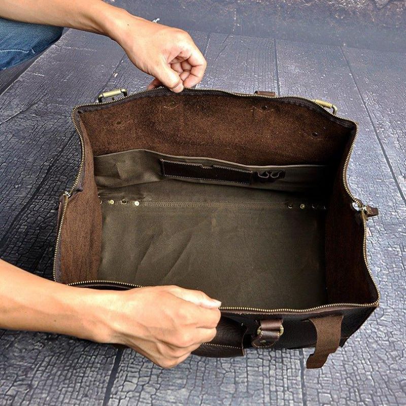 Sac Sport Week-end Cuir Pour Hommes
