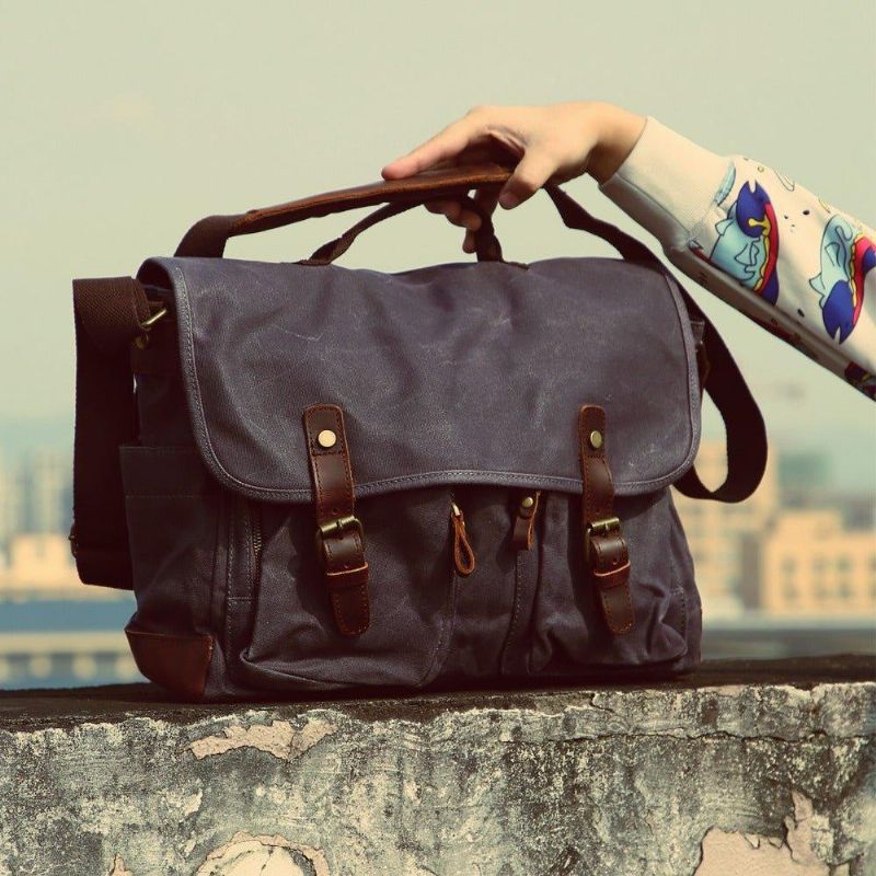 Sac Travail Pour Hommes Messenger Fit Ordinateur Portable 15.6 Pouces