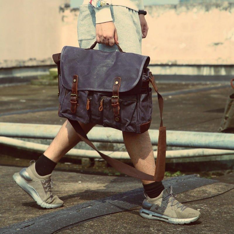 Sac Travail Pour Hommes Messenger Fit Ordinateur Portable 15.6 Pouces