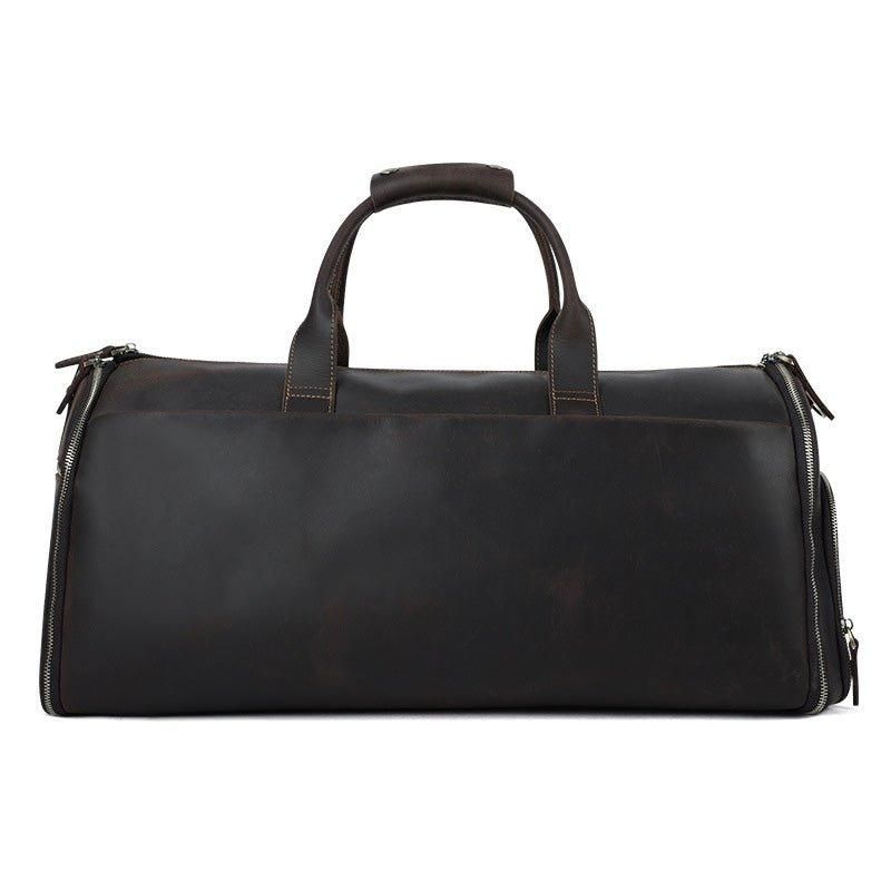 Sac À Vêtements Cuir Avec Compartiment Chaussures
