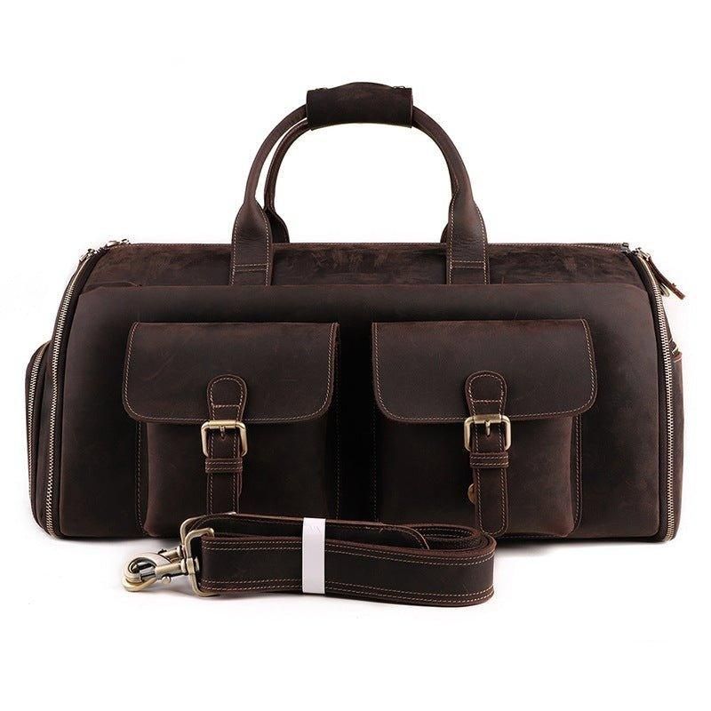Sac À Vêtements Cuir Pour Hommes Les Voyages D'affaires