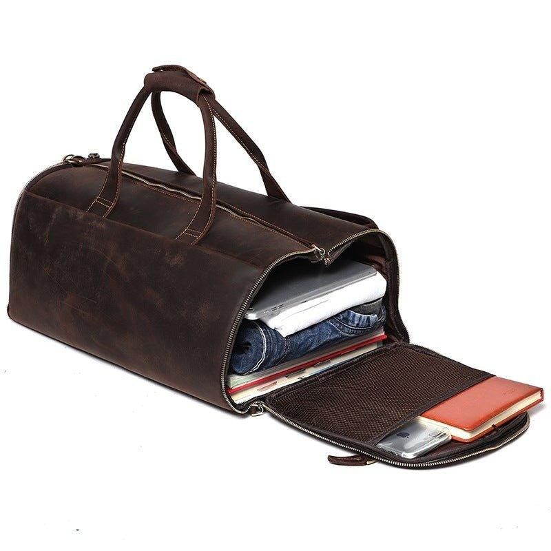 Sac À Vêtements Cuir Pour Hommes Les Voyages D'affaires