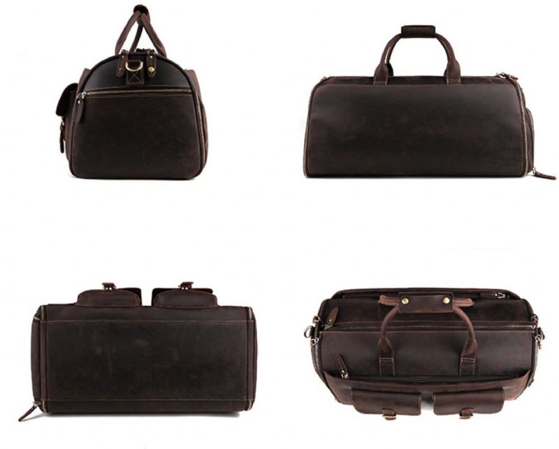 Sac À Vêtements Cuir Pour Hommes Les Voyages D'affaires