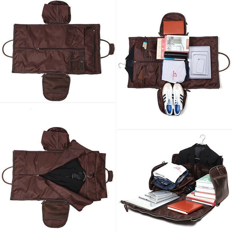 Sac À Vêtements Cuir Pour Hommes Les Voyages D'affaires