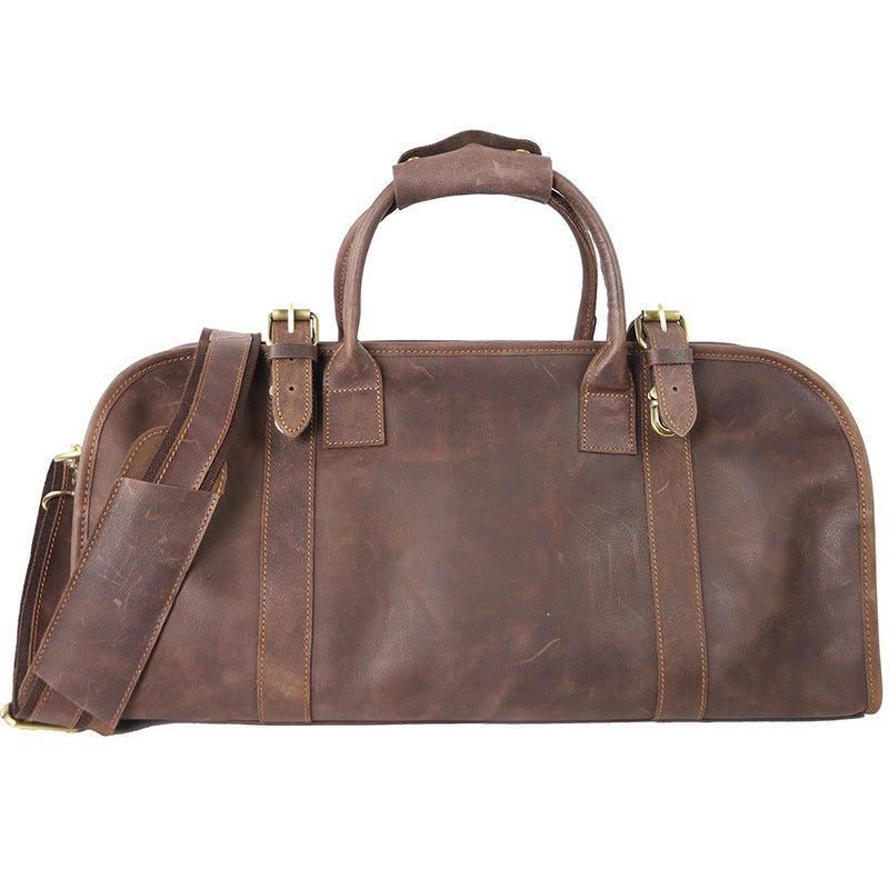 Sac Voyage Cuir Pour Hommes Avec Serrure