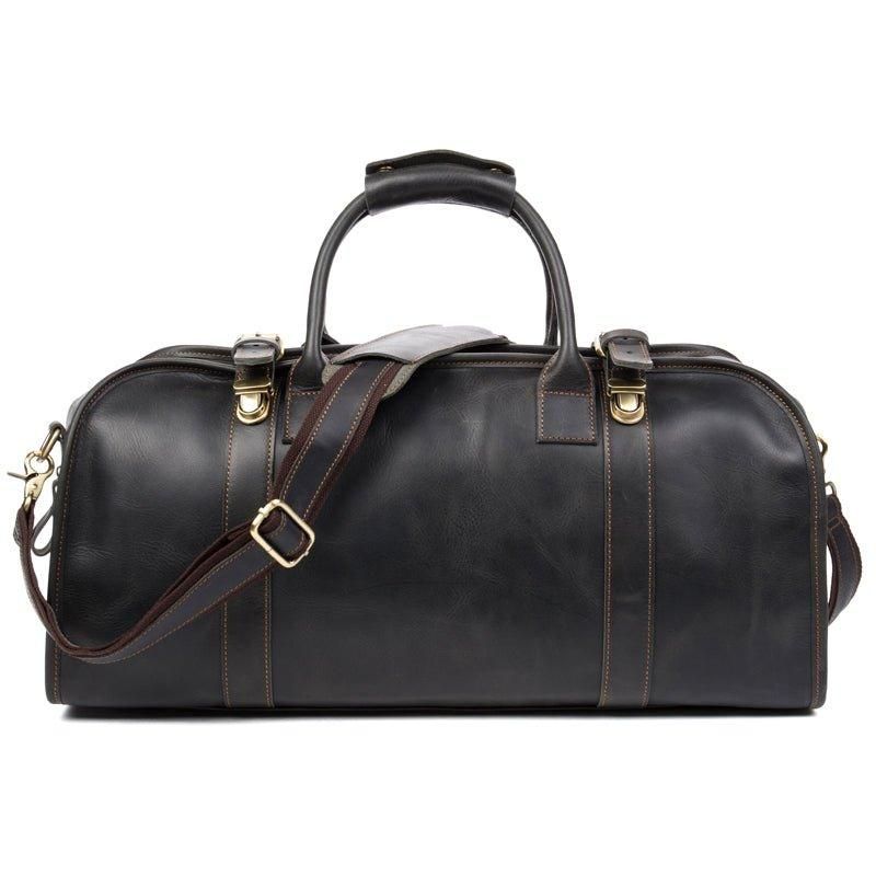 Sac Voyage Cuir Pour Hommes Avec Serrure