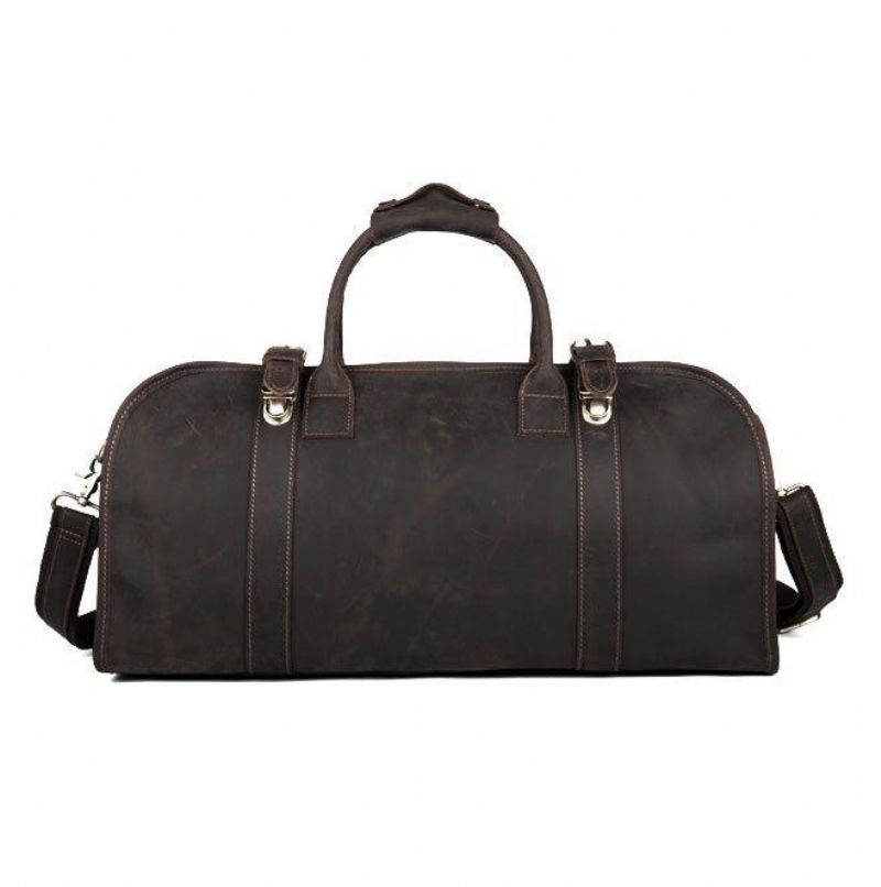 Sac Voyage Cuir Pour Hommes Avec Serrure