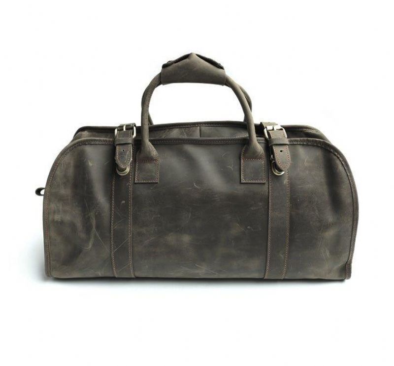 Sac Voyage Cuir Pour Hommes Avec Serrure