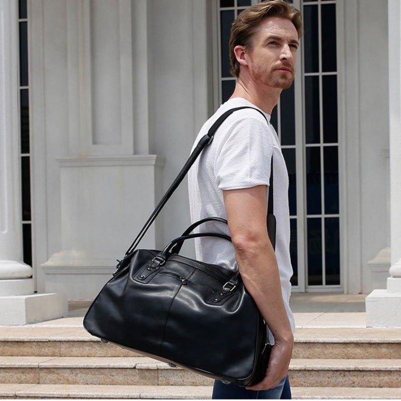 Sac Voyage Cuir Noir