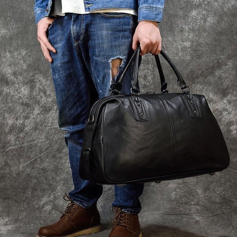 Sac Voyage Cuir Noir
