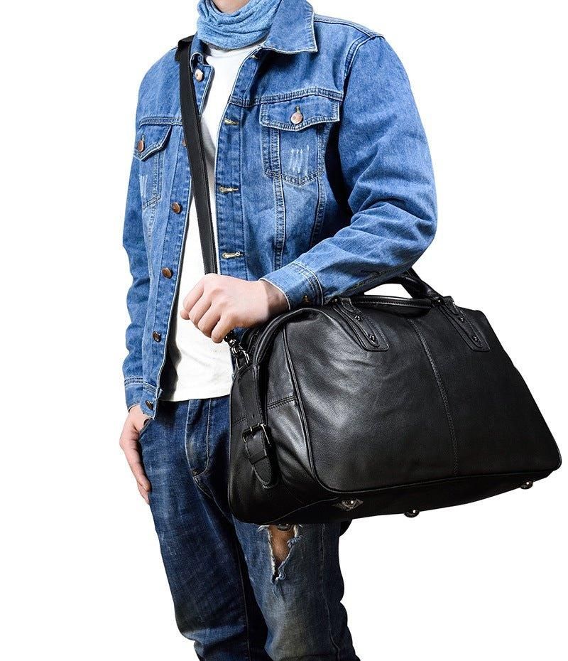 Sac Voyage Cuir Noir