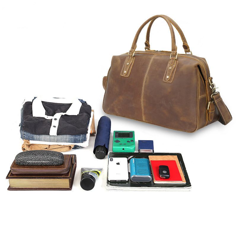 Sac Voyage Cuir Noir