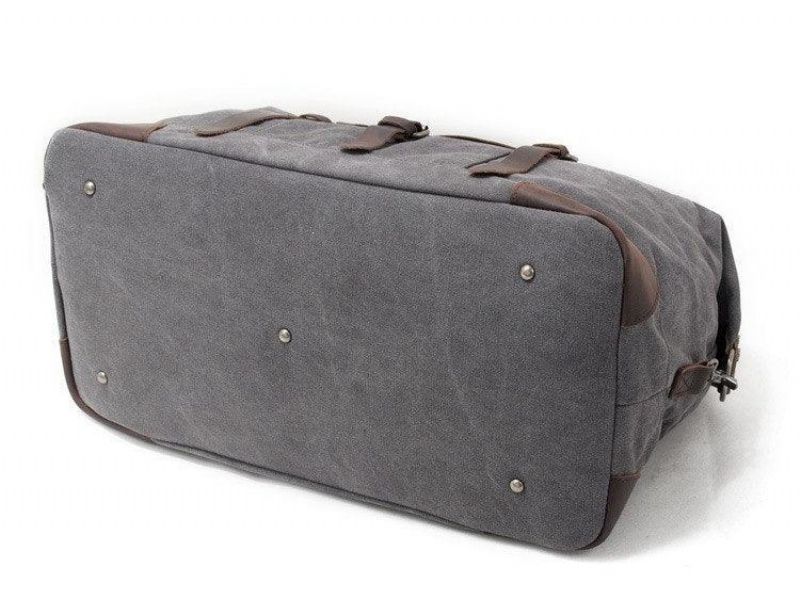 Sac Voyage Surdimensionné Toile Et Cuir