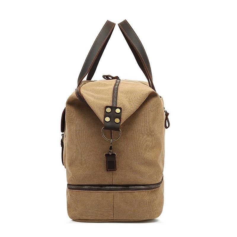 Sac Week-end Toile Avec Compartiment Inférieur Pour Chaussures