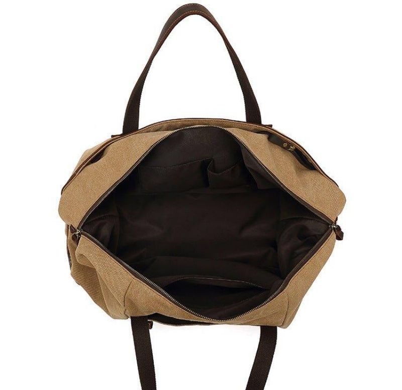 Sac Week-end Toile Avec Compartiment Inférieur Pour Chaussures