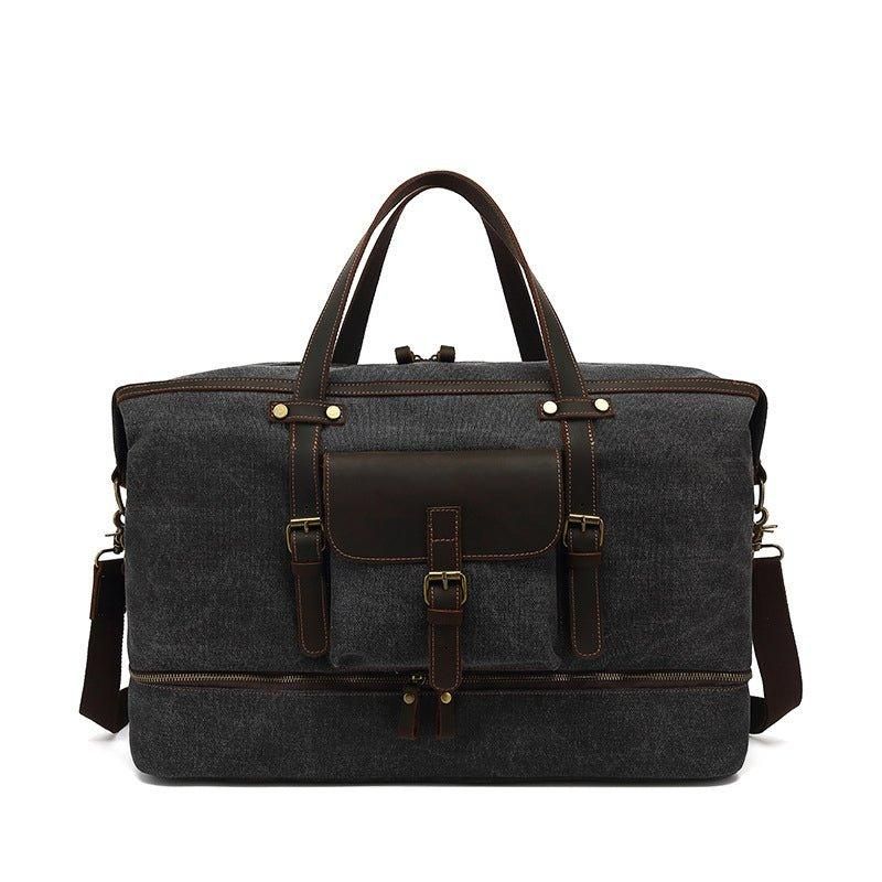 Sac Week-end Toile Avec Compartiment Inférieur Pour Chaussures