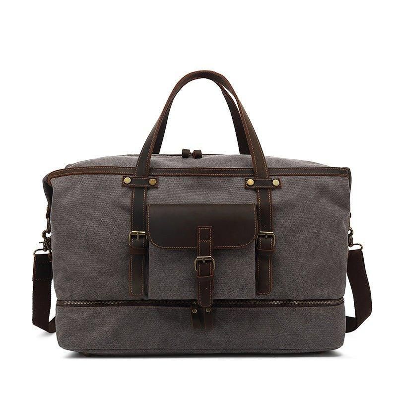 Sac Week-end Toile Avec Compartiment Inférieur Pour Chaussures