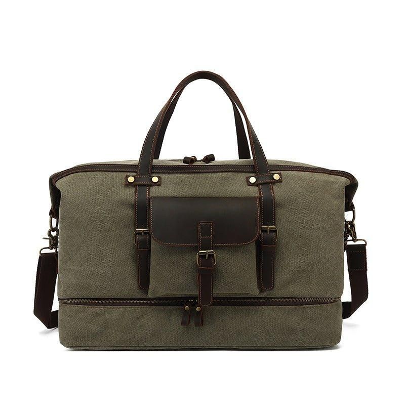Sac Week-end Toile Avec Compartiment Inférieur Pour Chaussures
