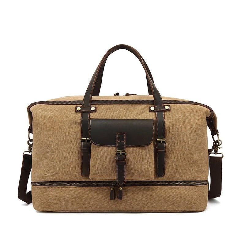 Sac Week-end Toile Avec Compartiment Inférieur Pour Chaussures