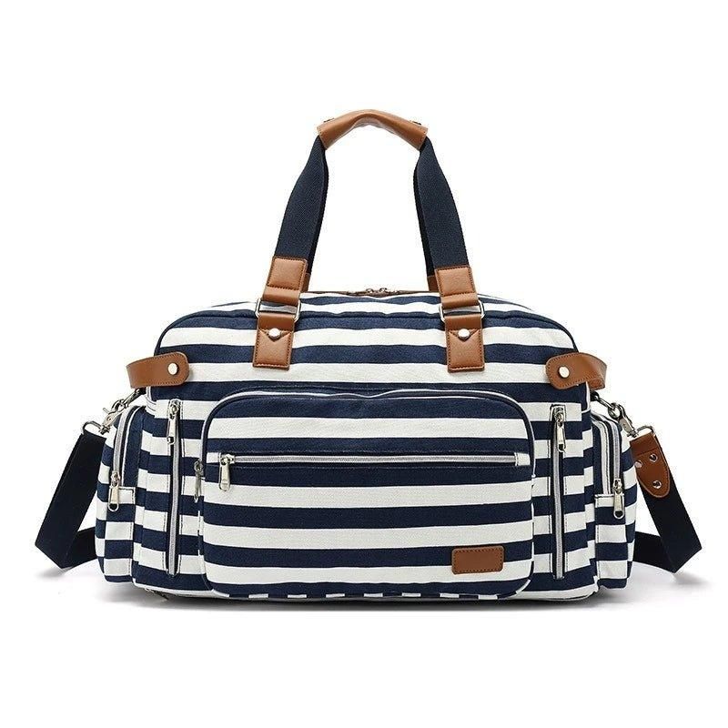 Sac Week-end Toile Pour Femme Avec Pochette Trolley