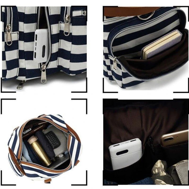 Sac Week-end Toile Pour Femme Avec Pochette Trolley