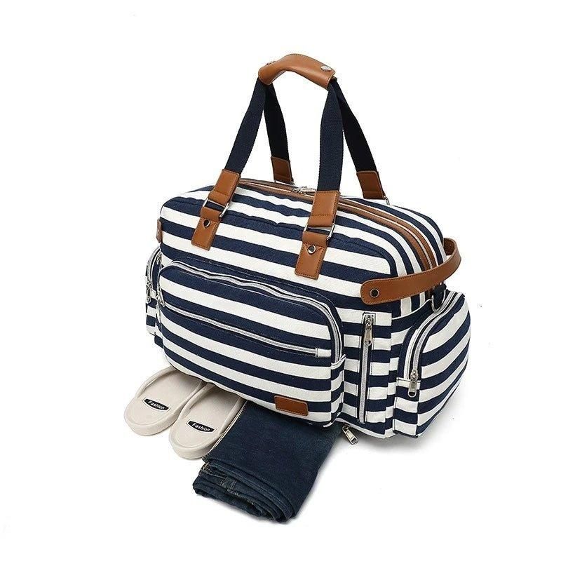 Sac Week-end Toile Pour Femme Avec Pochette Trolley