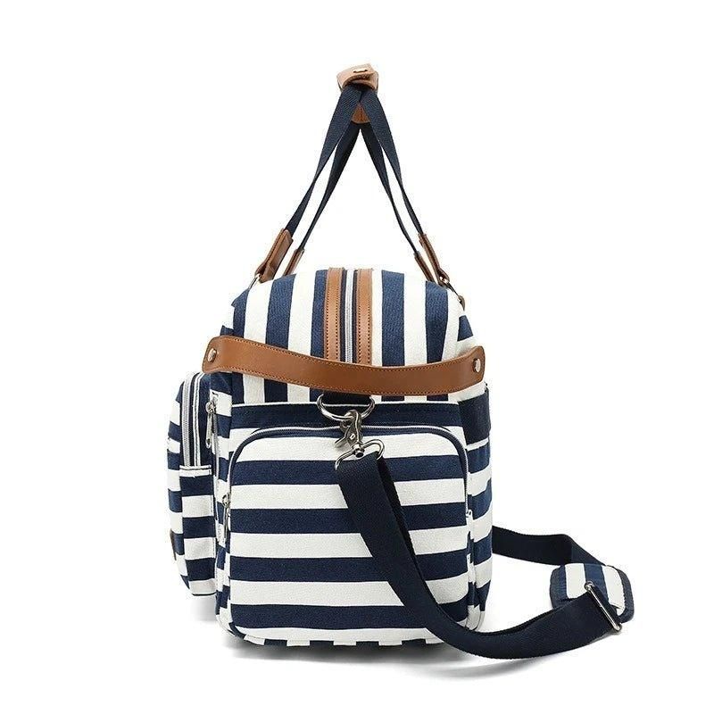Sac Week-end Toile Pour Femme Avec Pochette Trolley