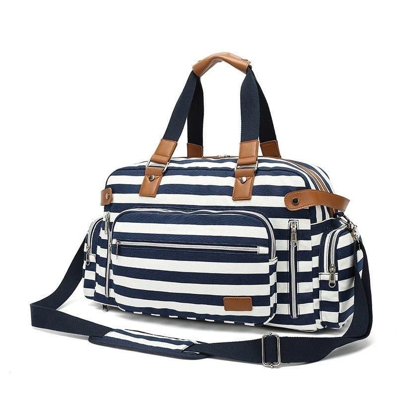 Sac Week-end Toile Pour Femme Avec Pochette Trolley