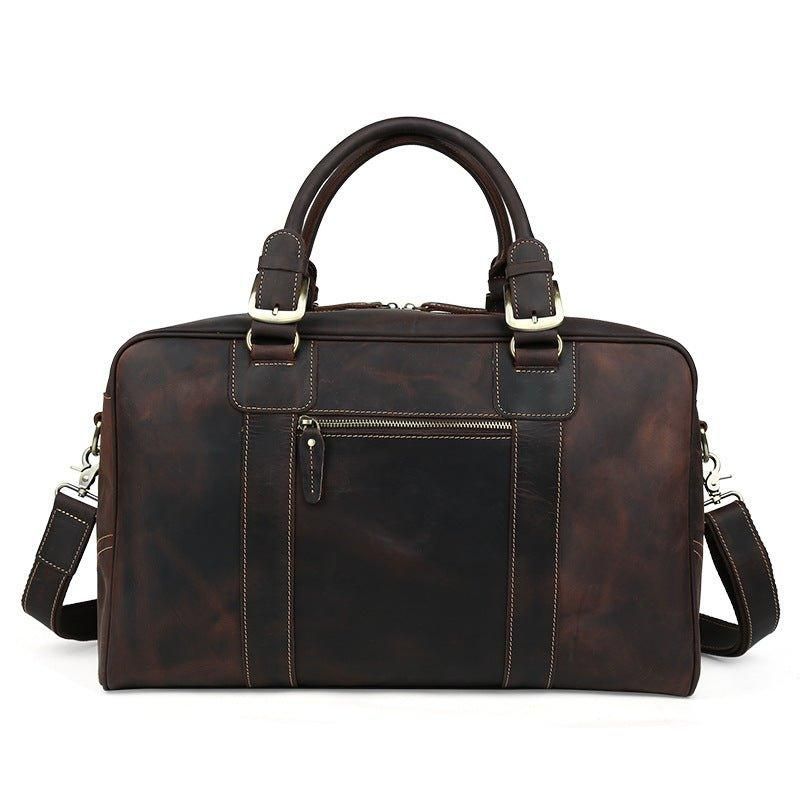 Sac Week-end Voyage Cuir Vintage Pour Hommes