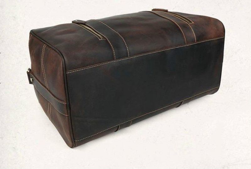 Sac Week-end Voyage Cuir Vintage Pour Hommes