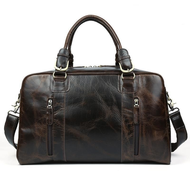 Sac Week-end Voyage Cuir Vintage Pour Hommes