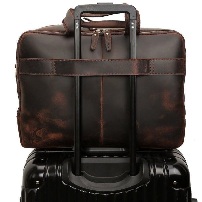 Sacoche Cuir Pour Homme Ordinateur Portable 17 Pouces