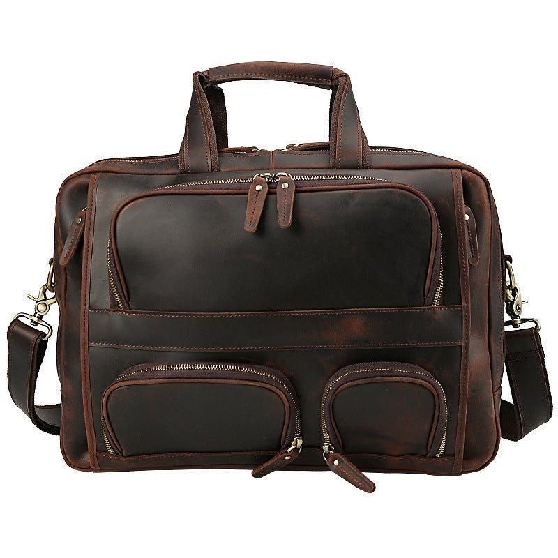 Sacoche Cuir Pour Homme Ordinateur Portable 17 Pouces
