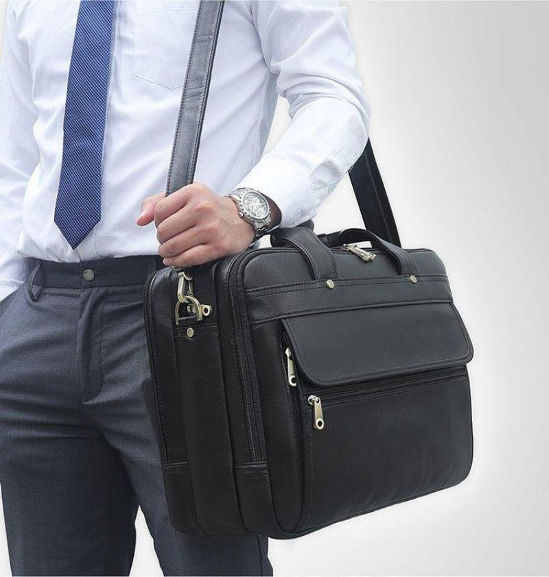 Sacs D'affaires Pour Hommes Adaptés À Un Ordinateur Portable 15.6 Pouces