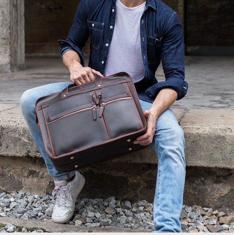 Sacs Bureau Cuir Pour Hommes