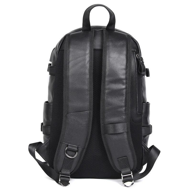 Sacs À Dos Cuir Pour Hommes L'école Avec Port Usb 15.6 Pouces