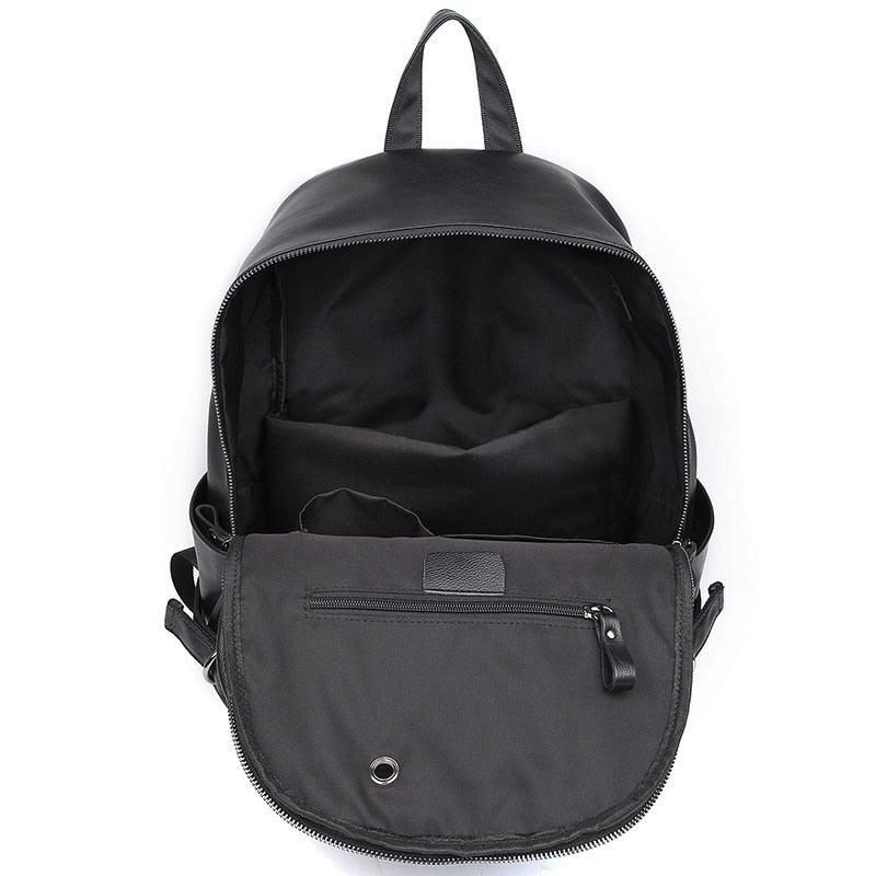 Sacs À Dos Cuir Pour Hommes L'école Avec Port Usb 15.6 Pouces