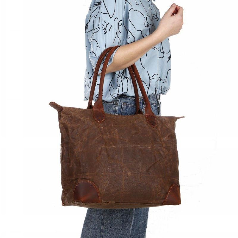 Sacs Fourre-tout Toile Avec Fermeture À Glissière