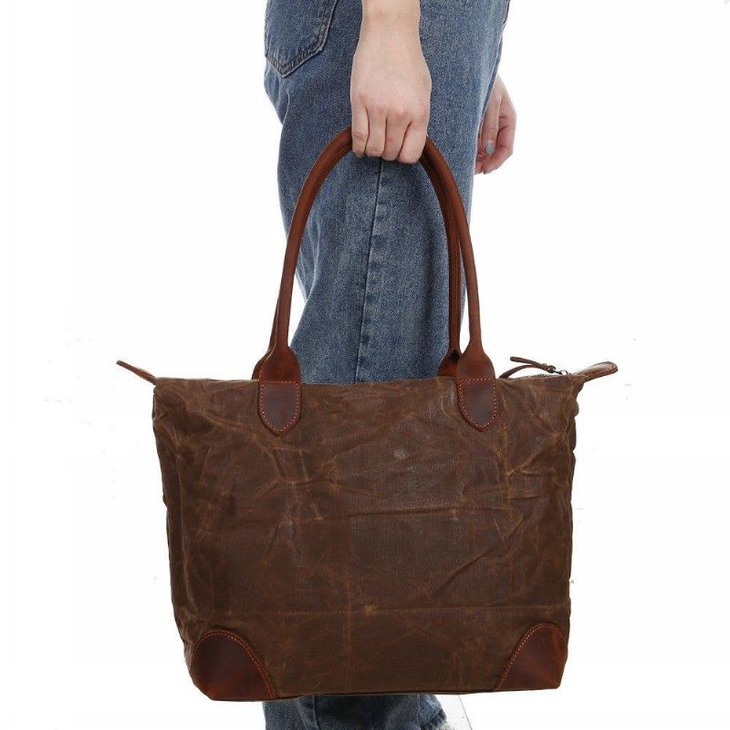 Sacs Fourre-tout Toile Avec Fermeture À Glissière