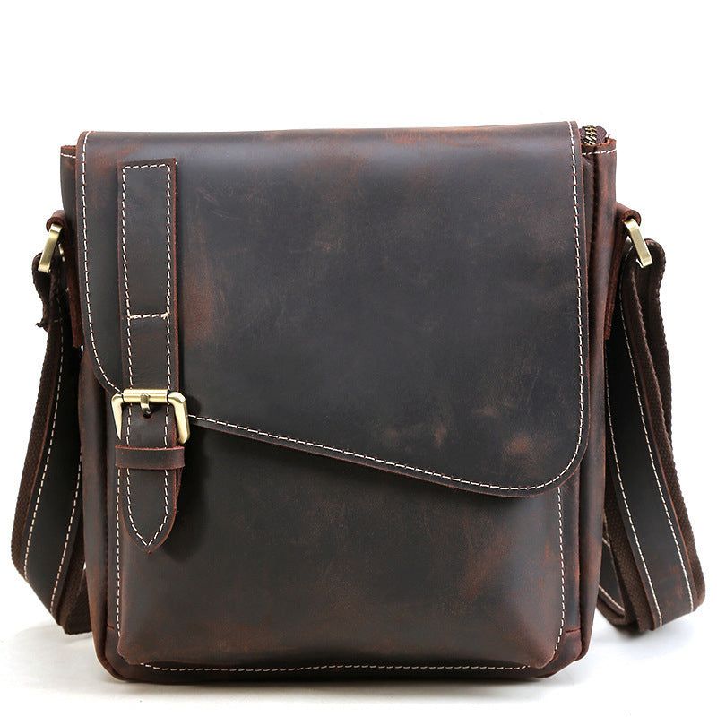 Sacs Pour Hommes Sac À Bandoulière Vintage Cuir Véritable