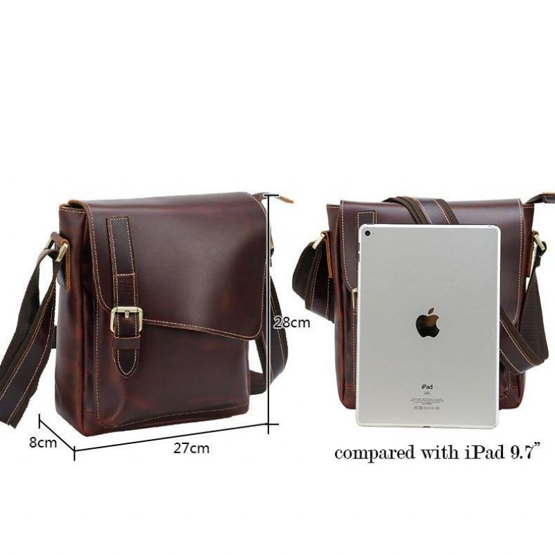 Sacs Pour Hommes Sac À Bandoulière Vintage Cuir Véritable