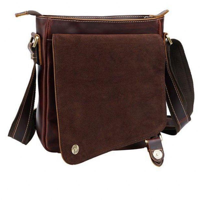Sacs Pour Hommes Sac À Bandoulière Vintage Cuir Véritable