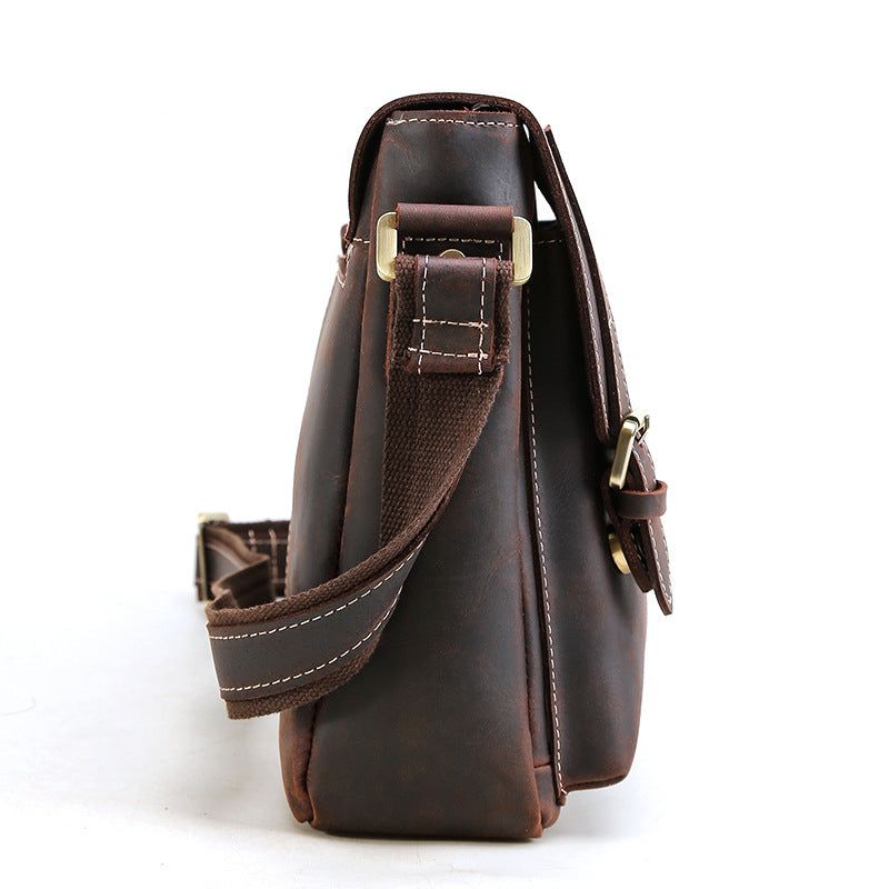 Sacs Pour Hommes Sac À Bandoulière Vintage Cuir Véritable