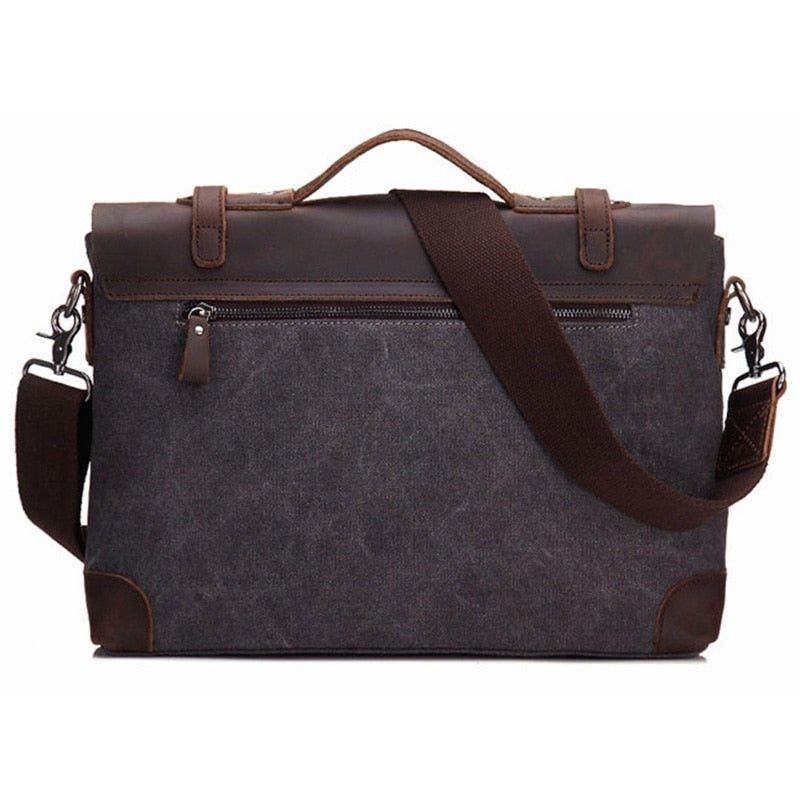 Sacs Messager Pour Ordinateur Portable Homme Cuir Et Toile